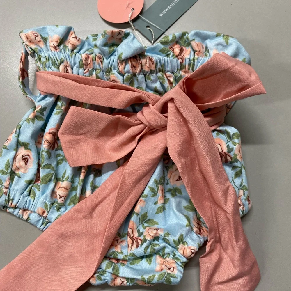 Bailey’s Blossoms Blue and Pink Diaper Covers sizes for Stylish Accessories